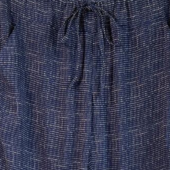 CAbi Texture Slouch Jogging Pant Size M White Polka Dots Womens Beach Coverup - Picture 6 of 7